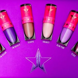 Jeffree Star 8 shade Mini Queen Bitch Velour Liquid Lipstick bundle